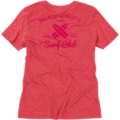 Ladies Relaxed Fit Super Soft Triblend V-Neck Tee