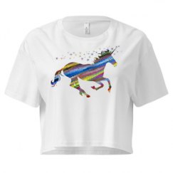 Ladies Festival Cali Crop Top Tee