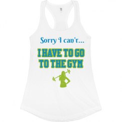 Ladies Slim Fit Racerback Tank Top