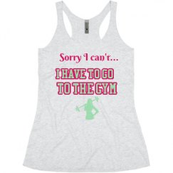 Ladies Slim Fit Super Soft Racerback Triblend Tank