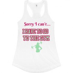 Ladies Slim Fit Racerback Tank Top