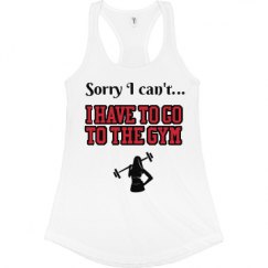 Ladies Slim Fit Racerback Tank Top