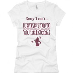 Ladies Slim Fit Basic Promo Jersey Tee