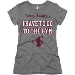 Ladies Slim Fit Super Soft Triblend Tee