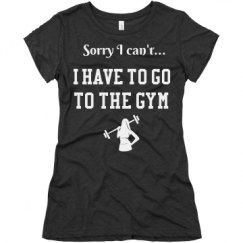 Ladies Slim Fit Super Soft Triblend Tee