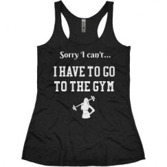 Ladies Slim Fit Super Soft Racerback Triblend Tank