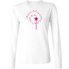 Ladies Relaxed Fit Basic Long Sleeve Tee