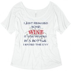 Ladies Flowy Slouchy Tee