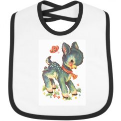 Infant Contrast Trim Bib