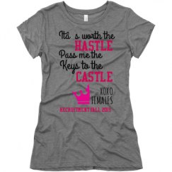 Ladies Slim Fit Super Soft Triblend Tee