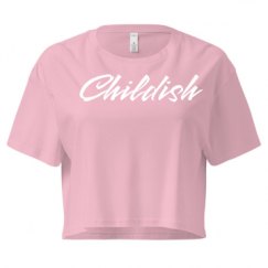 Ladies Festival Cali Crop Top Tee