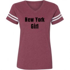 Ladies Relaxed Fit Vintage Sports Tee