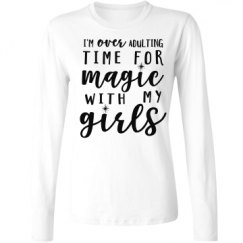 Ladies Relaxed Fit Basic Long Sleeve Tee