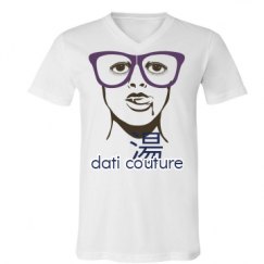 Unisex V-Neck Jersey Tee