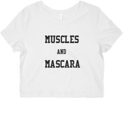 Ladies Slim Fit Crop Top Tee