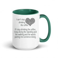 15oz Ceramic Mug with Color Inside