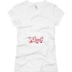 Ladies Slim Fit Basic Promo Jersey Tee