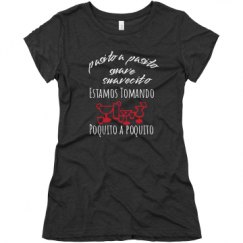 Ladies Slim Fit Super Soft Triblend Tee