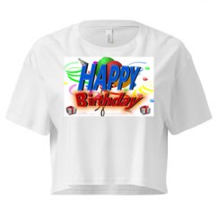 Ladies Festival Cali Crop Top Tee