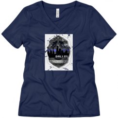 Ladies Relaxed Fit V-Neck Tee