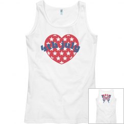 Women's Top 4th july