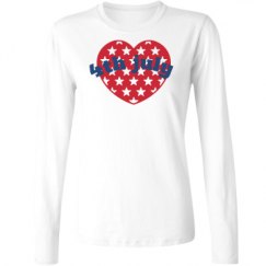 Ladies Relaxed Fit Basic Long Sleeve Tee