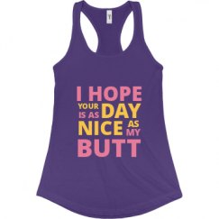 Ladies Slim Fit Racerback Tank Top