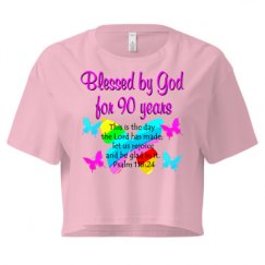 Ladies Festival Cali Crop Top Tee