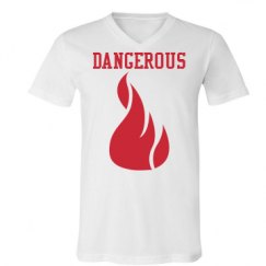 Unisex V-Neck Jersey Tee