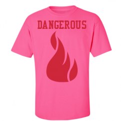 Unisex Ultra Cotton Safety Neon Crewneck Tee