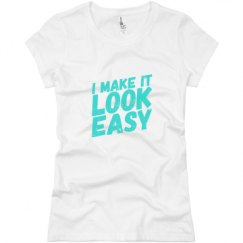 Ladies Slim Fit Basic Promo Jersey Tee