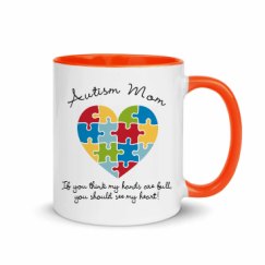 11oz Ceramic Mug with Color Inside