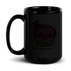 15oz Black Glossy Mug
