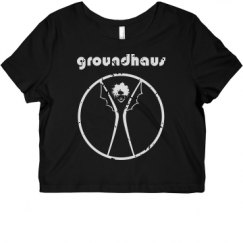 Ladies Slim Fit Crop Top Tee