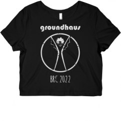 Ladies Slim Fit Crop Top Tee