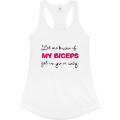 Ladies Slim Fit Racerback Tank Top