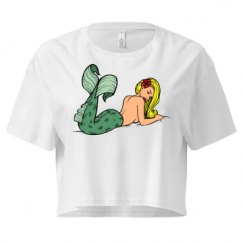 Ladies Festival Cali Crop Top Tee