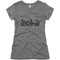 Ladies Slim Fit Super Soft Triblend Tee
