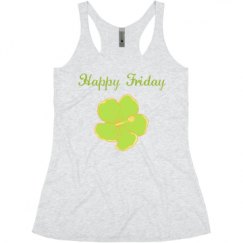 Ladies Slim Fit Super Soft Racerback Triblend Tank