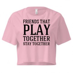 Ladies Festival Cali Crop Top Tee