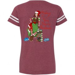 Ladies Relaxed Fit Vintage Sports Tee