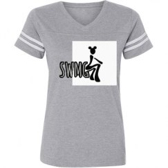 Ladies Relaxed Fit Vintage Sports Tee
