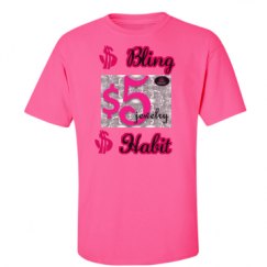 Unisex Ultra Cotton Safety Neon Crewneck Tee