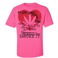 Unisex Ultra Cotton Safety Neon Crewneck Tee