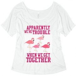 Ladies Flowy Slouchy Tee