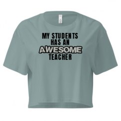 Ladies Festival Cali Crop Top Tee