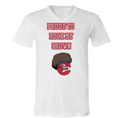 Unisex V-Neck Jersey Tee
