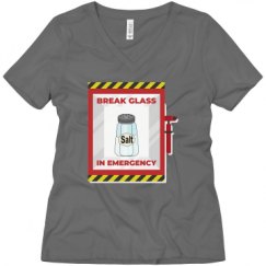 Ladies Relaxed Fit V-Neck Tee