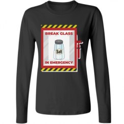 Ladies Relaxed Fit Basic Long Sleeve Tee