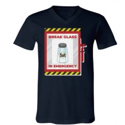 Unisex V-Neck Jersey Tee